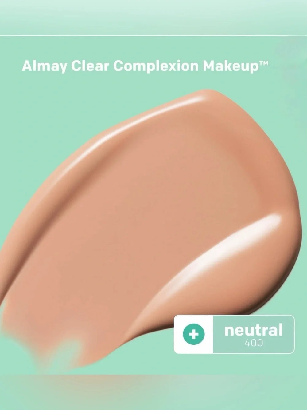 (2 PACK) ALMAY Clear Complexion Foundation with Salicylic Acid, 400 NEUTRAL